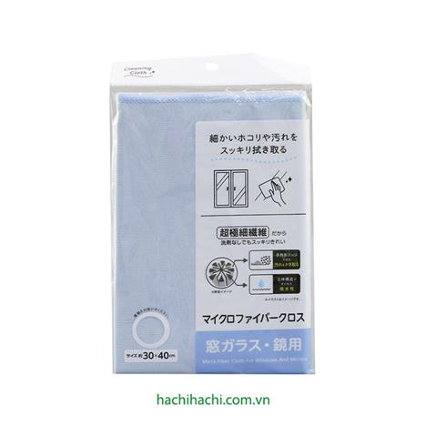 Khăn lau gương, kính Microfiber 30x40cm