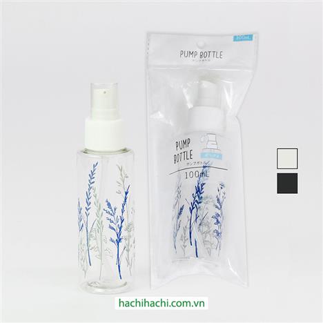Chai, lọ chiết mỹ phẩm, sữa tắm du lịch 100ml dạng bơm (Nhiều mẫu, giao mẫu ngẫu nhiên)