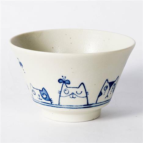 Chén sứ Nhật Bản 11.4cm -  Thế giới mèo