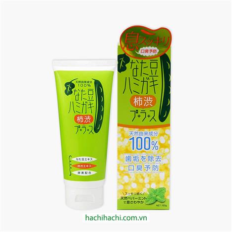 Kem đánh răng Nhật Bản chống hôi miệng, ngừa sâu răng Natamame quả hồng 150g