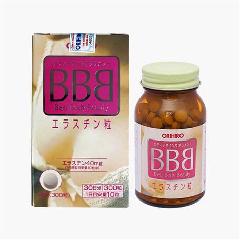 TPBVSK: Viên uống Orihiro BBB Nhật Bản 300 viên, tăng nội tiết tố nữ, hạn chế lão hóa, da sáng mịn