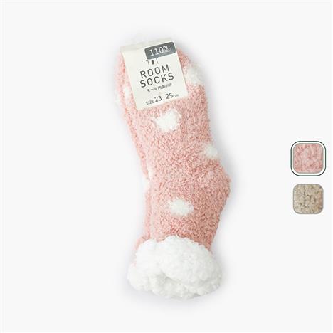 Vớ, tất nữ cổ cao lông mềm giữ ấm hình bi tròn 23-25cm (Nhiều mẫu)-Giao mẫu ngẫu nhiên