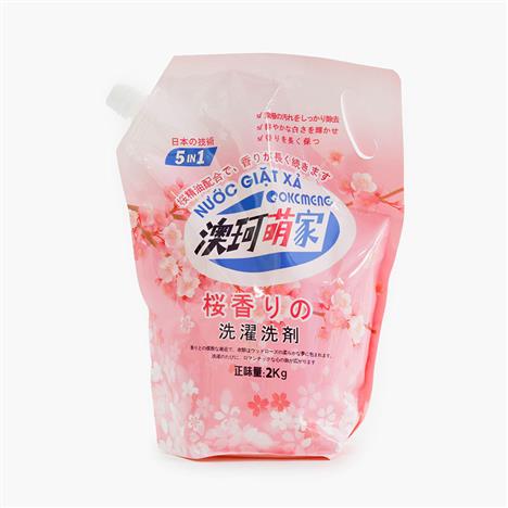 Nước giặt Okcmeng hương Hoa Anh Đào Avatar 2kg, lưu hương dài lâu