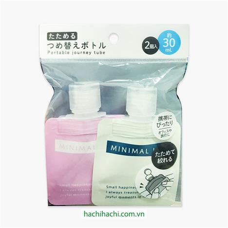 Bộ chiết mỹ phẩm 30mlx2 dạng túi 