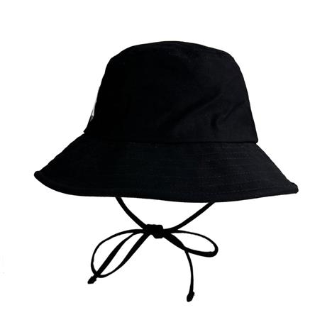 Nón Bucket có dây quai đeo (Đen), Free size