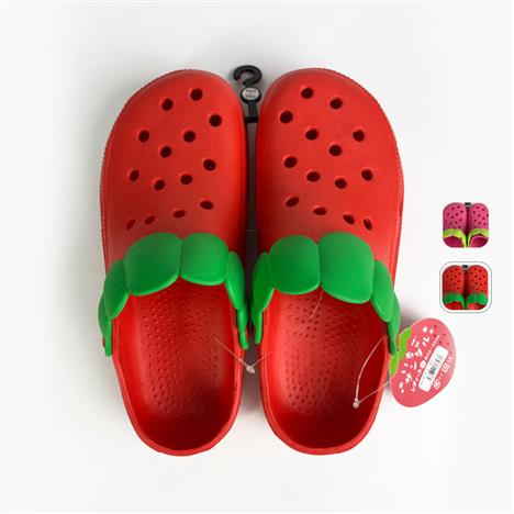 Dép sục nữ kiểu dâu tây, Size M (hồng): 23-24cm; Size L (đỏ) 24-25cm (Nhiều mẫu)-Giao mẫu ngẫu nhiên