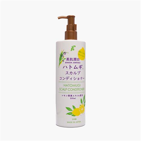 Dầu xả Nhật Bản dưỡng tóc Bihada Junpaku Hatomugi chiết xuất chanh tươi 500ml