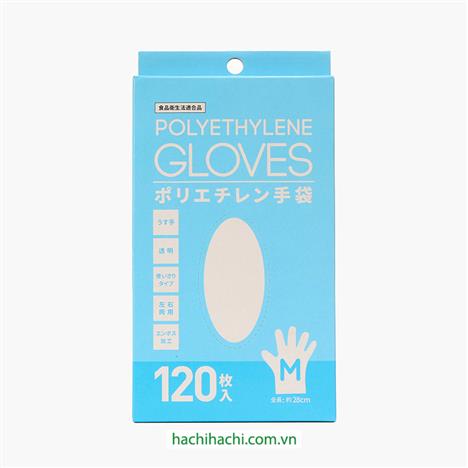Bao tay dùng 1 lần 120 cái size M
