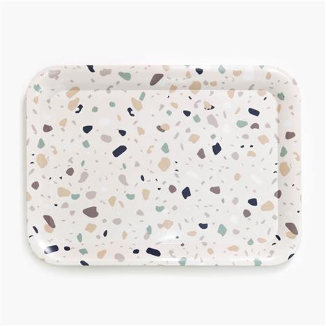 Khay nhựa chữ nhật 18x25cm (Nhiều mẫu)