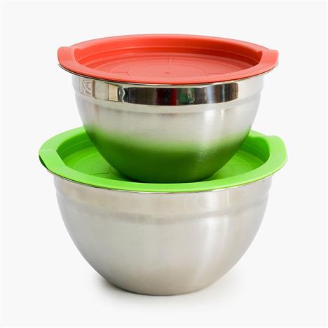 Hộp inox đựng thực phẩm 2 cái (650ml; 1L)