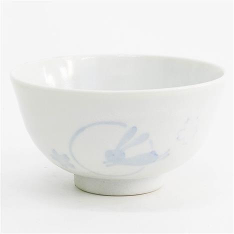 Chén sứ, Bát sứ Nhật Bản 11cm (Thỏ Sakura xanh)
