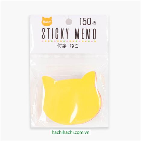 Giấy note hình mèo 150 tờ 