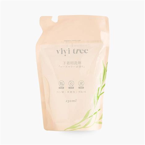 Nước giặt đồ lót Vivi Tree Rocket 230ml Chống khuẩn khử mùi (Hương thảo) - Túi refill
