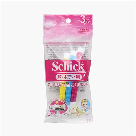 Dao cạo lông lưỡi kép Schick 3 cái