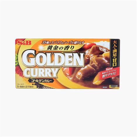 Viên cà ri Golden Curry vị mặn ngọt 198g (8 viên)