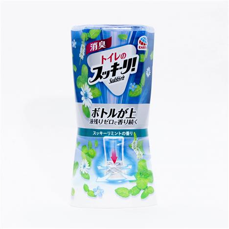 Hộp khử mùi phòng vệ sinh hương bạc hà Earth Sukki-ri 400ml