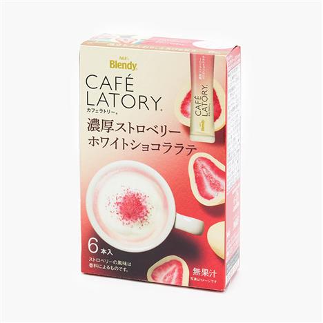 Latte dâu tây Socola trắng Blendy Nhật Bản đậm đà 56,4g (9,4g x 6 gói)