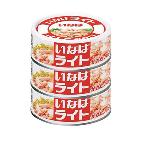 Cá ngừ Light Bonito Inaba 210g (70g x 3 hộp)