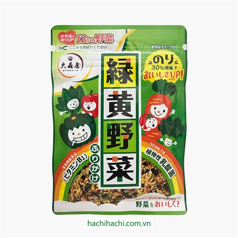 Gia vị rắc cơm 12 loại rau củ Ohmoriya 23g
