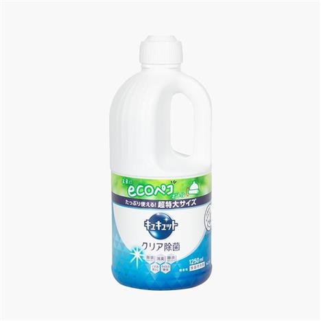 Nước rửa chén Kyukyuto Kao kháng khuẩn khử mùi hương dịu nhẹ 1.25L