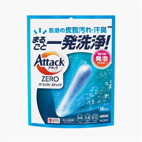 Thanh giặt khử mùi, chống khuẩn nấm mốc Attack Zero 16 thanh