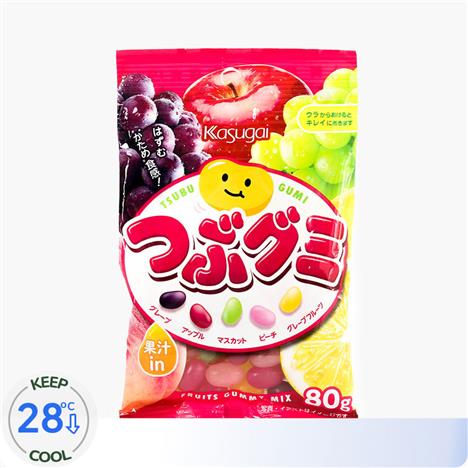 Kẹo dẻo trái cây Nhật Bản Kasugai 80g