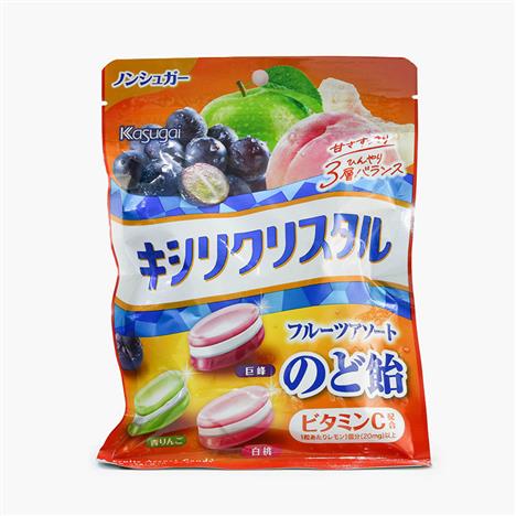 TPBS: Kẹo ngậm trái cây xylitol Nhật Bản không đường Kasugai 67g