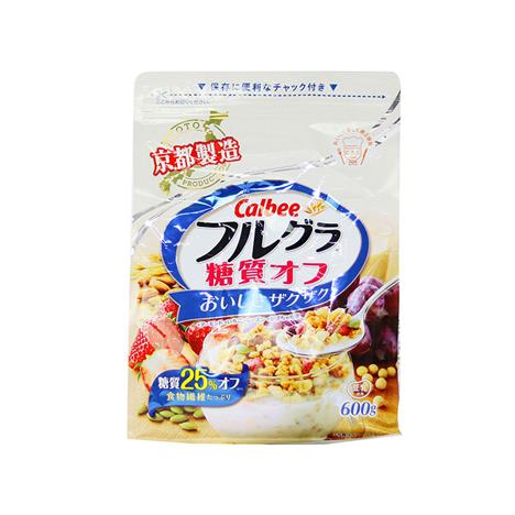 Ngũ cốc trái cây Calbee ít đường 600g Bổ sung chất xơ, sắt, vitamin