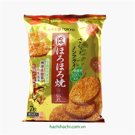 Bánh gạo không chiên vị cá ngừ bào nước tương Kingodo 7 cái (127g)