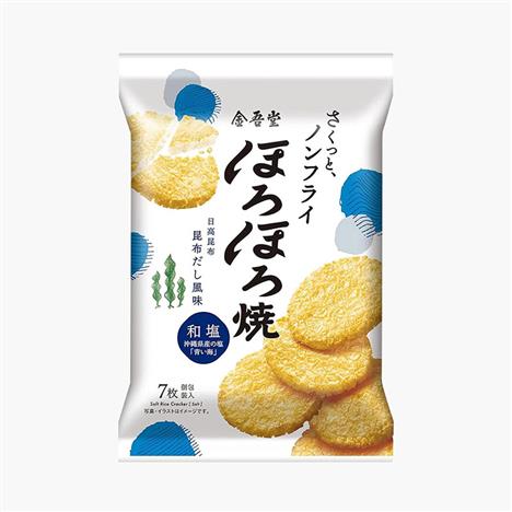 Bánh gạo không chiên vị tảo bẹ muối Kingodo