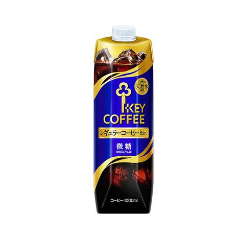 Cà phê đen ít đường Key Coffee 1L