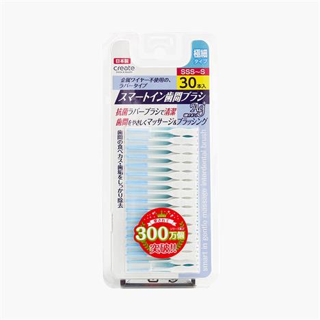 Tăm Silicone Nhật Bản Smart Inn 30 chiếc cỡ siêu nhỏ (SSS-S)