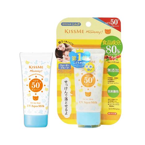 Sữa chống nắng dưỡng ẩm Kissme Mommy cho bé từ 6 tháng và da nhạy cảm 50g