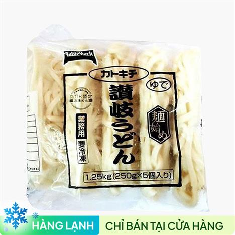 Mì Udon luộc đông lạnh Nhật Bản Katokichi Sanuki (1.25kg)