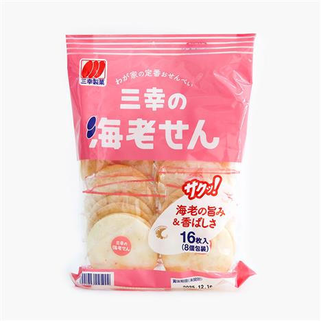 Bánh gạo vị Tôm Sanko 16 cái (80g)