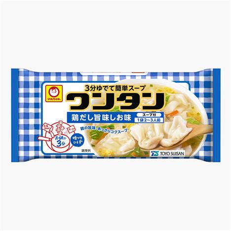 Hoành thánh ăn liền vị gà Toyo Suisan Maruchan 55g, chế biến nhanh chóng, chỉ cần 3 phút