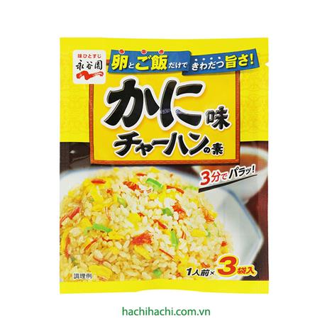 Gia vị chiên cơm vị cua Nagatanien 20.4g (6.8g x 3 gói)