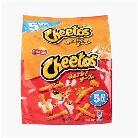 Snack vị phô mai Cheetos Nhật Bản 120g (24gx5 gói)