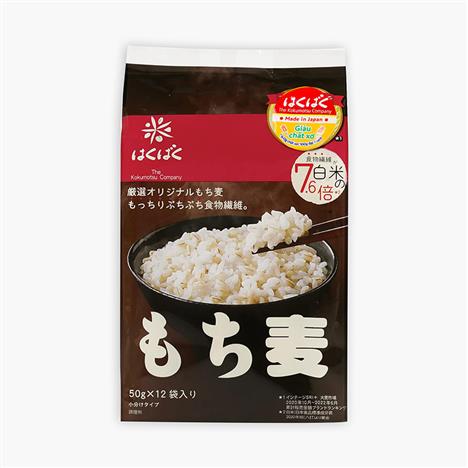 Gạo đại mạch Mochimugi Hakubaku 600g (50gx12) 