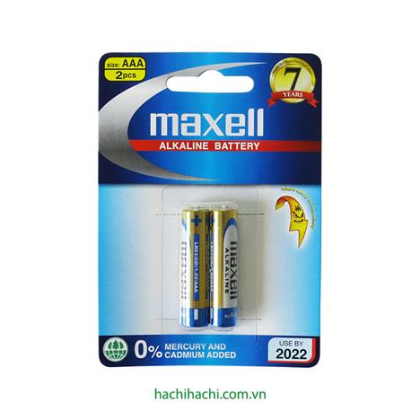 Pin Maxell LR03 dạng vỉ 2 viên `