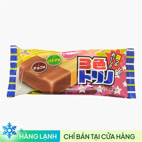 Kem 3 vị dâu, chuối, Socola Nhật Bản Futaba 105ml (78g)