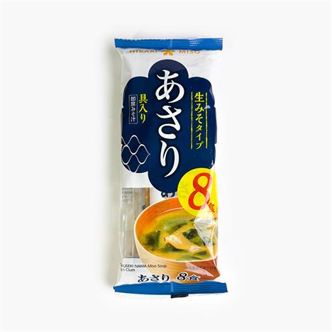 Súp Miso sò lụa ăn liền Hikari Miso 128g (8 gói)