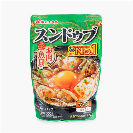 Nước súp nấu món Sundubu cay vừa hiệu Marudai 300g