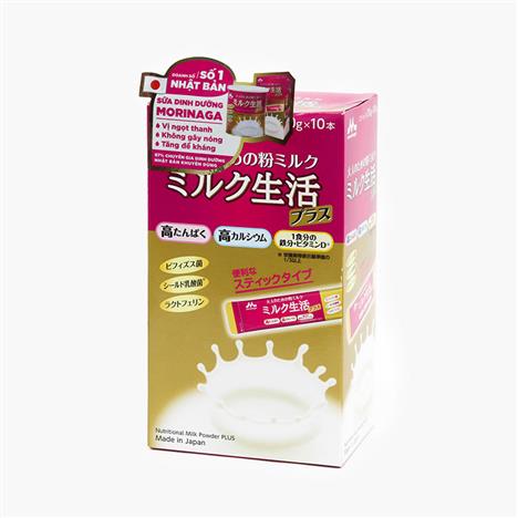 TPBS: Sữa bột dinh dưỡng Nhật Bản Morinaga Plus 20gx10 gói