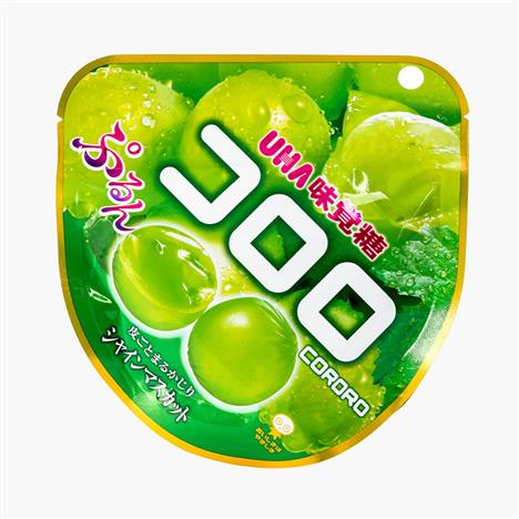 Kẹo dẻo UHA Cororo vị nho xanh muscat 48g