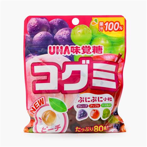 Kẹo dẻo UHA Kogumi Nhật Bản vị trái cây hỗn hợp 80g