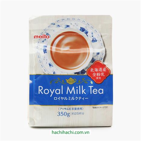 Bột trà sữa Hoàng gia Royal Meito 350g, sử dụng sữa đặc sản Hokkaido