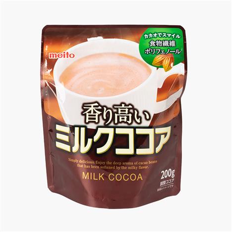 Bột Cacao sữa Meito 240g chứa chất xơ thực vật, polyphenol chống oxi hóa