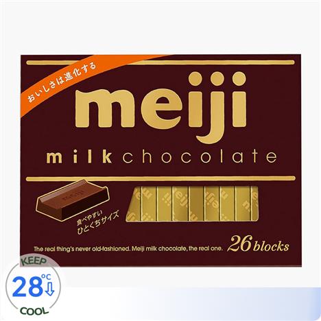 Kẹo socola sữa milk chocolate Meiji 120g (26 cái)