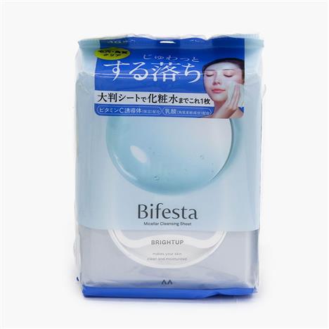 Khăn ướt tẩy trang sáng da Nhật Bản Bifesta Micellar Brightup 46 miếng